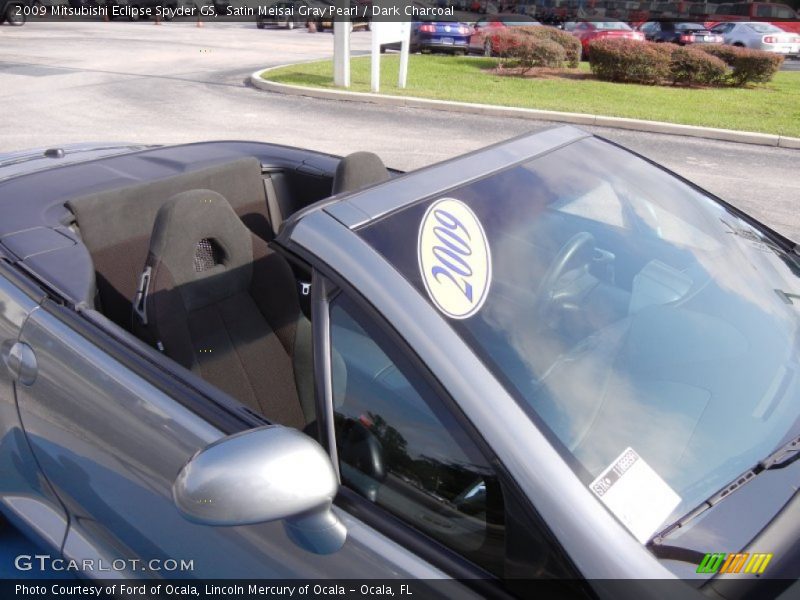 Satin Meisai Gray Pearl / Dark Charcoal 2009 Mitsubishi Eclipse Spyder GS