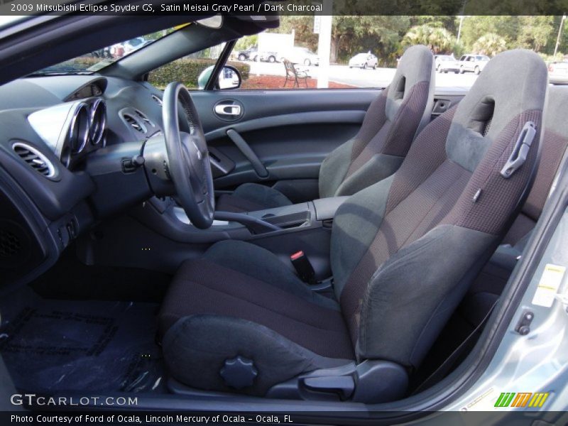 Satin Meisai Gray Pearl / Dark Charcoal 2009 Mitsubishi Eclipse Spyder GS