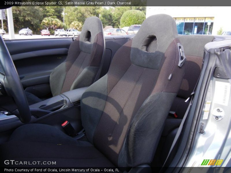 Satin Meisai Gray Pearl / Dark Charcoal 2009 Mitsubishi Eclipse Spyder GS