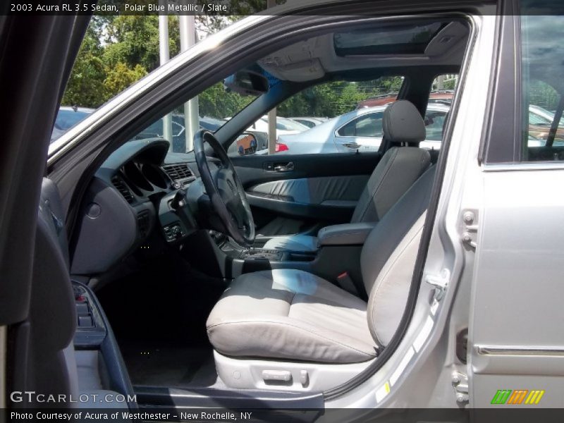 Polar Blue Metallic / Slate 2003 Acura RL 3.5 Sedan