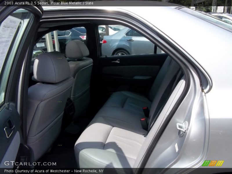 Polar Blue Metallic / Slate 2003 Acura RL 3.5 Sedan