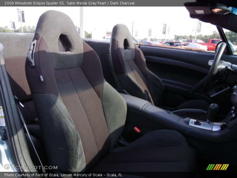 Satin Meisai Gray Pearl / Dark Charcoal 2009 Mitsubishi Eclipse Spyder GS