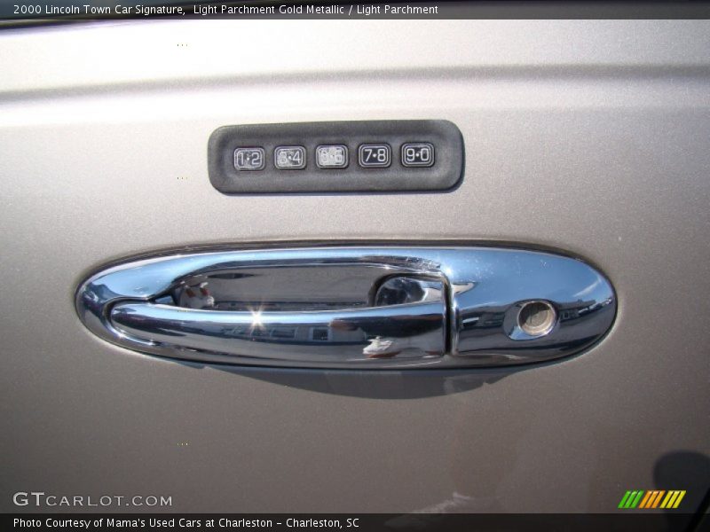 Light Parchment Gold Metallic / Light Parchment 2000 Lincoln Town Car Signature