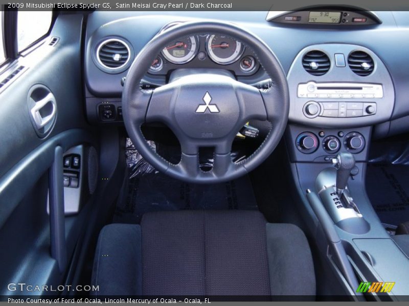 Satin Meisai Gray Pearl / Dark Charcoal 2009 Mitsubishi Eclipse Spyder GS