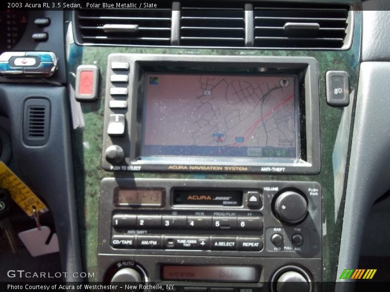 Navigation of 2003 RL 3.5 Sedan