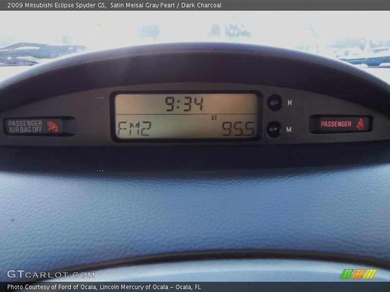 Satin Meisai Gray Pearl / Dark Charcoal 2009 Mitsubishi Eclipse Spyder GS