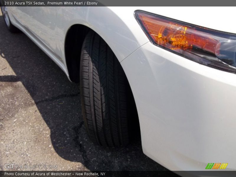 Premium White Pearl / Ebony 2010 Acura TSX Sedan