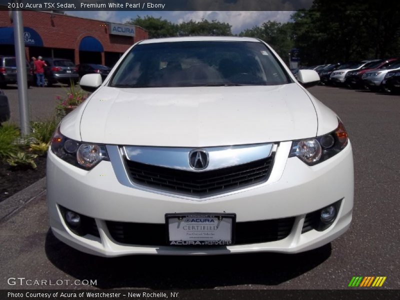 Premium White Pearl / Ebony 2010 Acura TSX Sedan