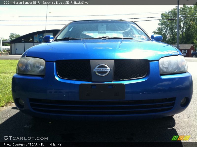 Sapphire Blue / SE-R Black/Silver 2004 Nissan Sentra SE-R