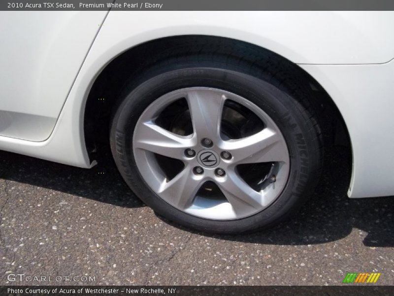 Premium White Pearl / Ebony 2010 Acura TSX Sedan