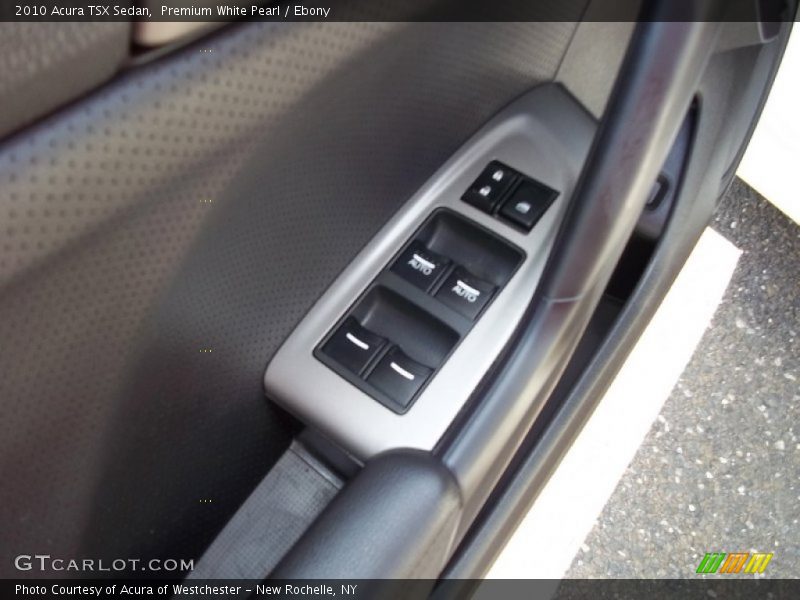 Premium White Pearl / Ebony 2010 Acura TSX Sedan