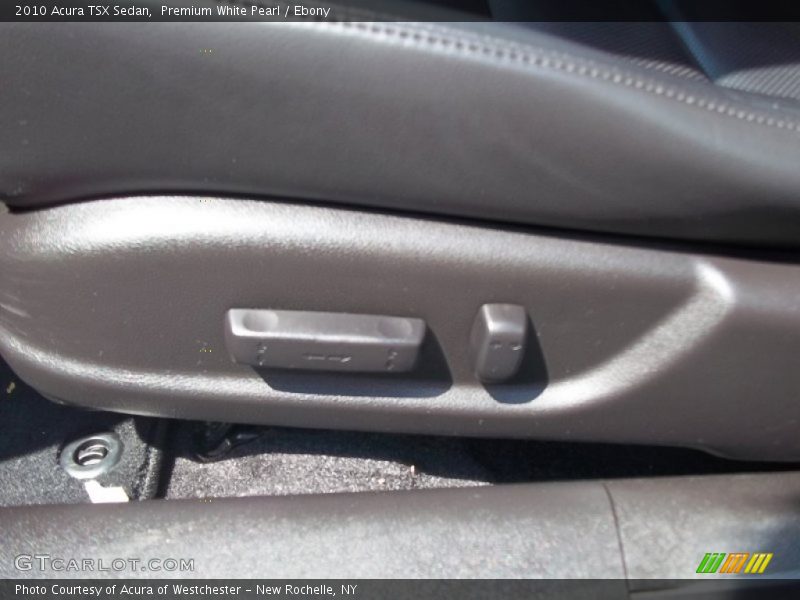 Premium White Pearl / Ebony 2010 Acura TSX Sedan