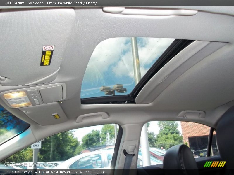 Premium White Pearl / Ebony 2010 Acura TSX Sedan