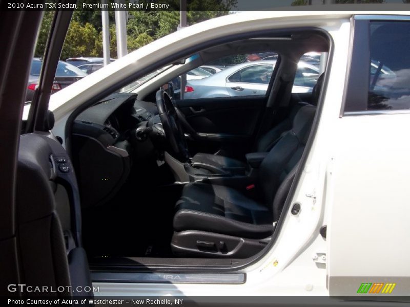 Premium White Pearl / Ebony 2010 Acura TSX Sedan