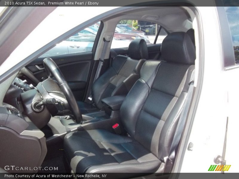 Premium White Pearl / Ebony 2010 Acura TSX Sedan
