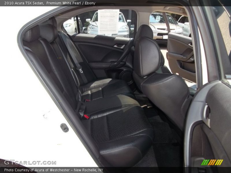 Premium White Pearl / Ebony 2010 Acura TSX Sedan