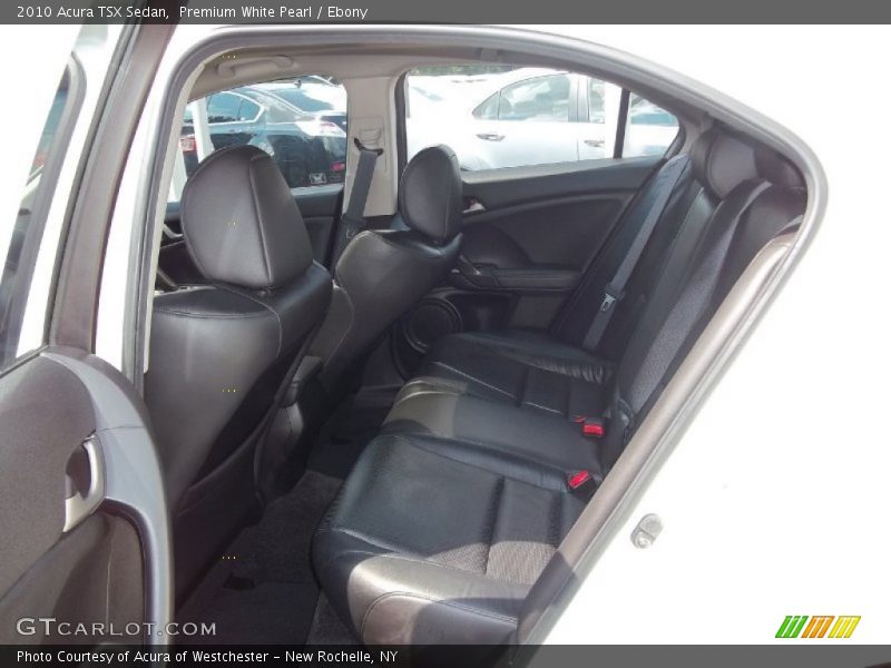 Premium White Pearl / Ebony 2010 Acura TSX Sedan