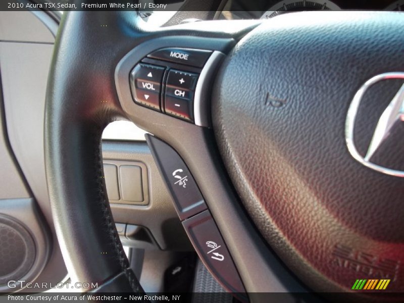 Premium White Pearl / Ebony 2010 Acura TSX Sedan
