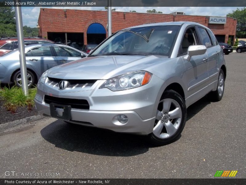 Alabaster Silver Metallic / Taupe 2008 Acura RDX