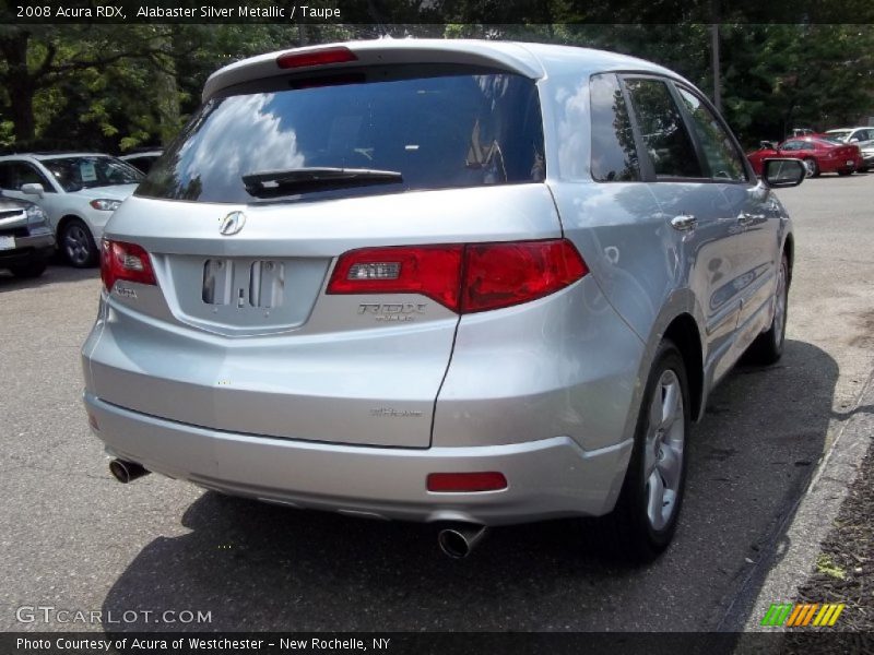 Alabaster Silver Metallic / Taupe 2008 Acura RDX