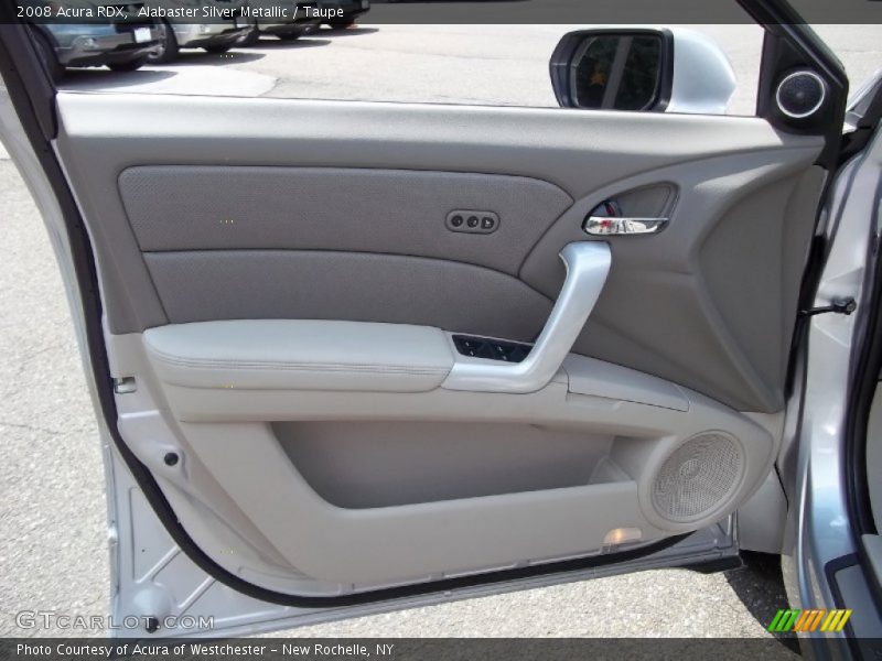 Alabaster Silver Metallic / Taupe 2008 Acura RDX