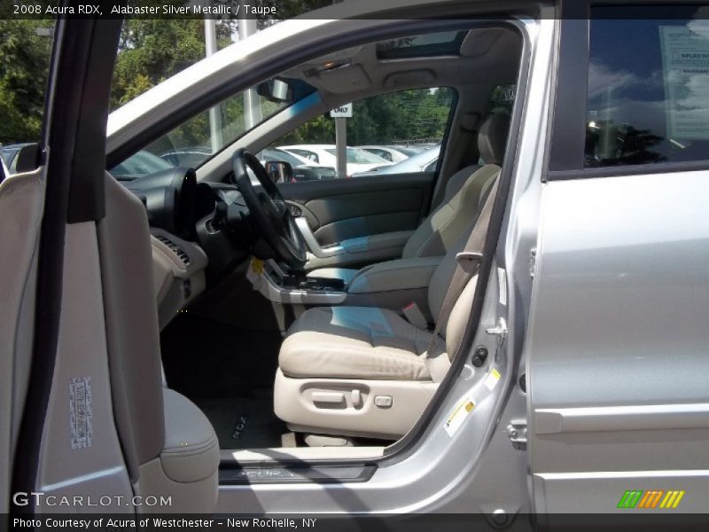 Alabaster Silver Metallic / Taupe 2008 Acura RDX