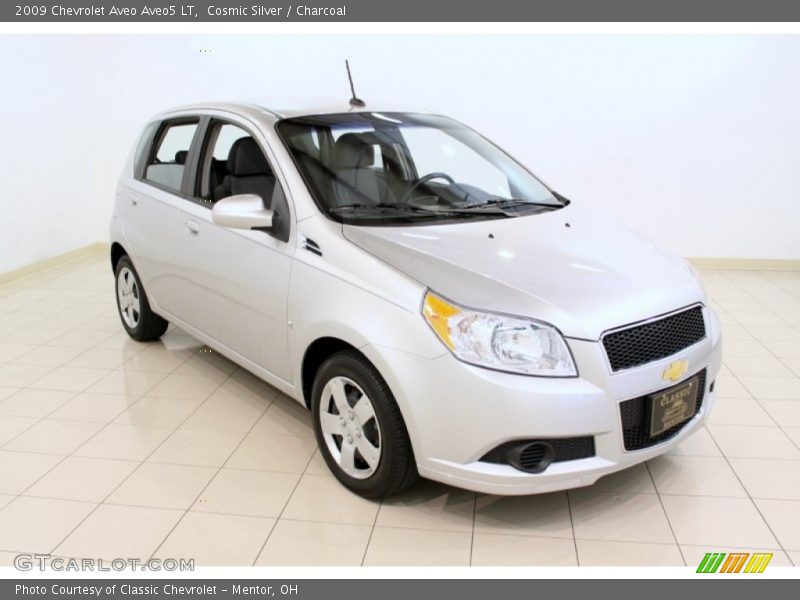 Cosmic Silver / Charcoal 2009 Chevrolet Aveo Aveo5 LT