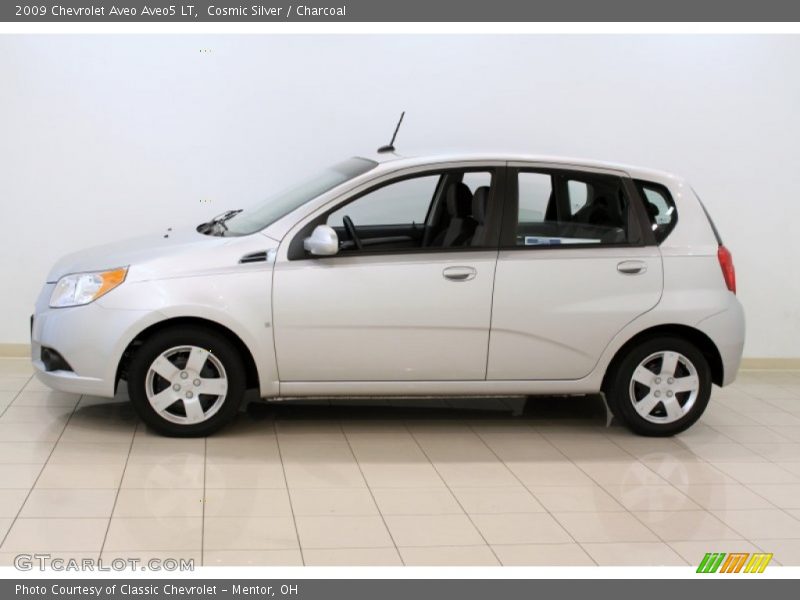 Cosmic Silver / Charcoal 2009 Chevrolet Aveo Aveo5 LT