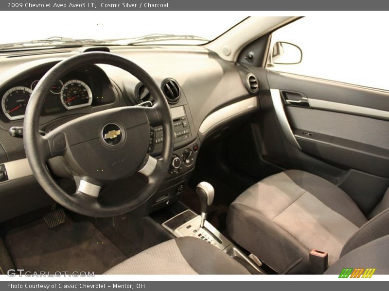 Cosmic Silver / Charcoal 2009 Chevrolet Aveo Aveo5 LT