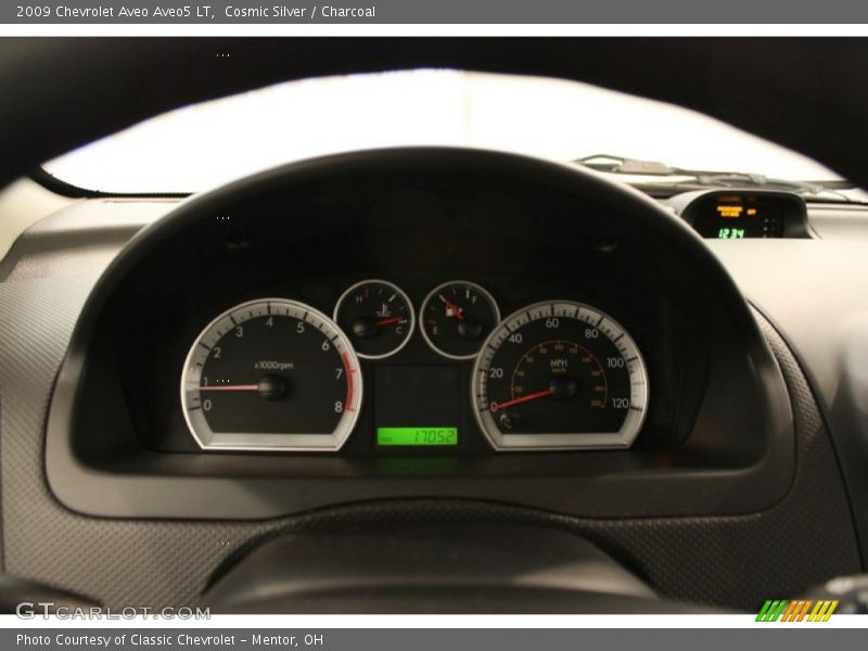 Cosmic Silver / Charcoal 2009 Chevrolet Aveo Aveo5 LT