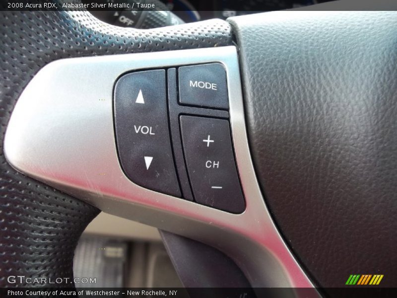 Alabaster Silver Metallic / Taupe 2008 Acura RDX