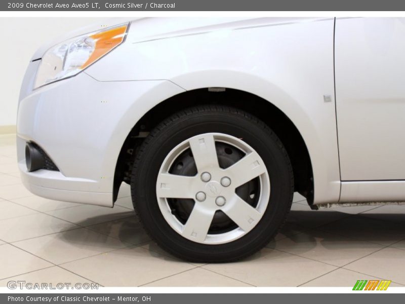 Cosmic Silver / Charcoal 2009 Chevrolet Aveo Aveo5 LT