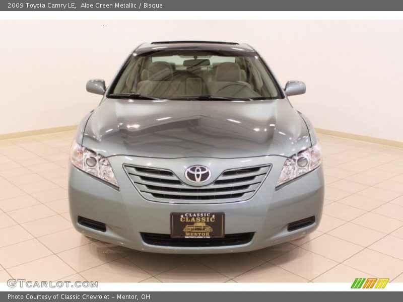 Aloe Green Metallic / Bisque 2009 Toyota Camry LE