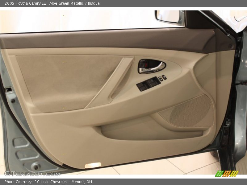 Aloe Green Metallic / Bisque 2009 Toyota Camry LE