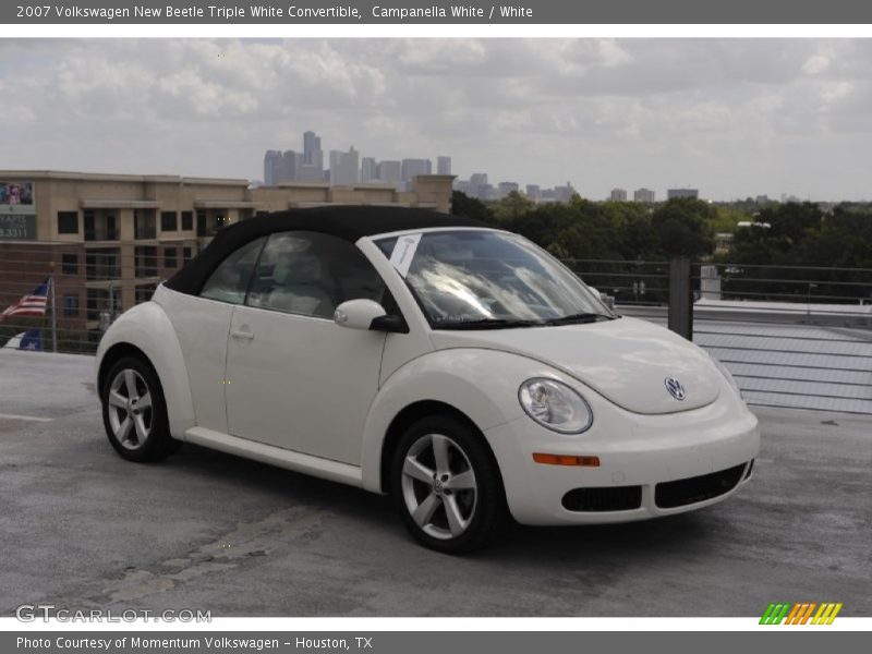  2007 New Beetle Triple White Convertible Campanella White