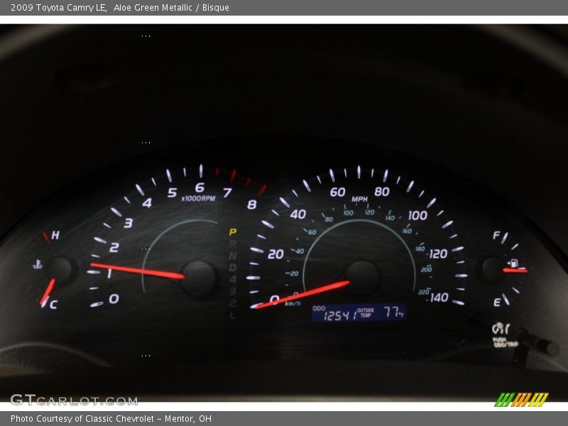 Aloe Green Metallic / Bisque 2009 Toyota Camry LE