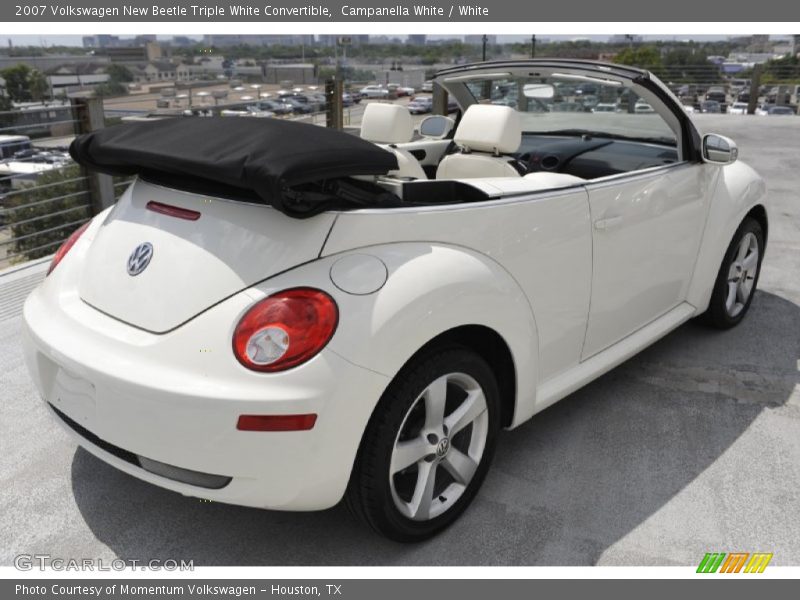 Campanella White / White 2007 Volkswagen New Beetle Triple White Convertible