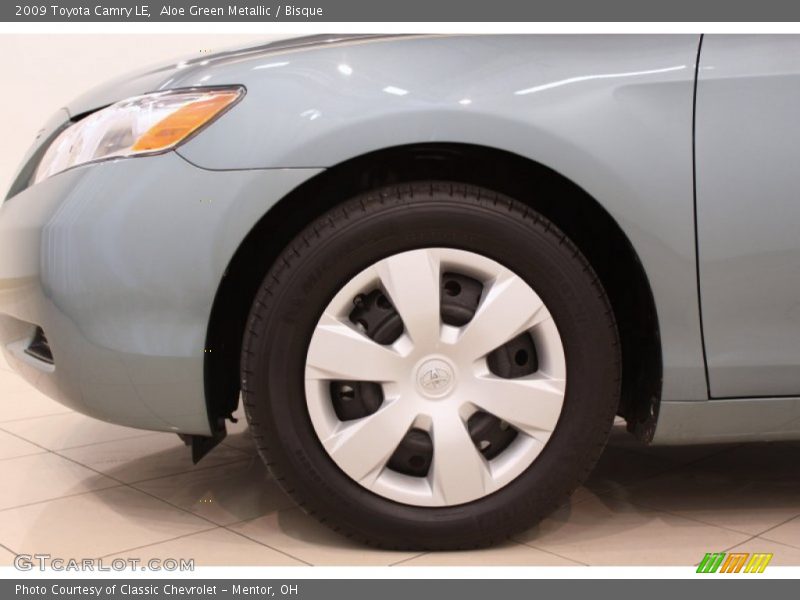 Aloe Green Metallic / Bisque 2009 Toyota Camry LE