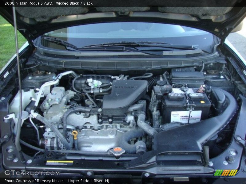 Wicked Black / Black 2008 Nissan Rogue S AWD