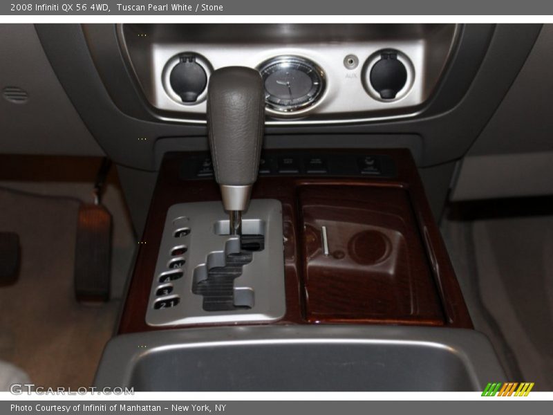 Tuscan Pearl White / Stone 2008 Infiniti QX 56 4WD