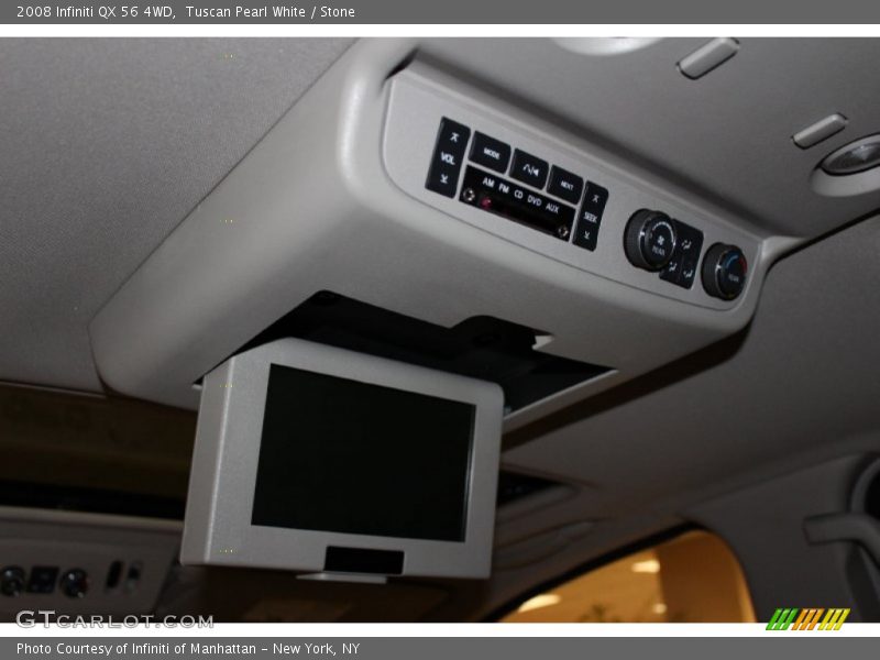 Tuscan Pearl White / Stone 2008 Infiniti QX 56 4WD