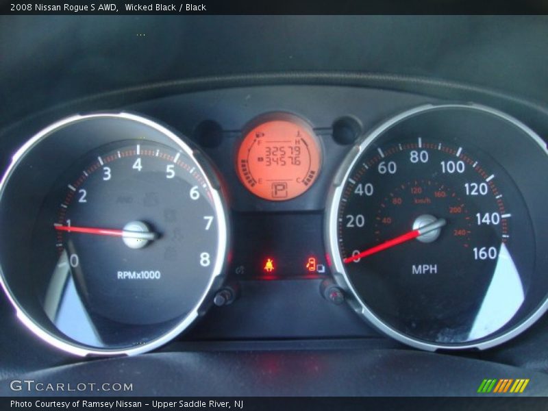 Wicked Black / Black 2008 Nissan Rogue S AWD