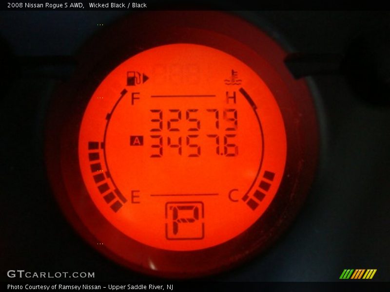Wicked Black / Black 2008 Nissan Rogue S AWD