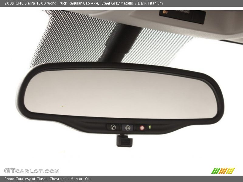 Steel Gray Metallic / Dark Titanium 2009 GMC Sierra 1500 Work Truck Regular Cab 4x4