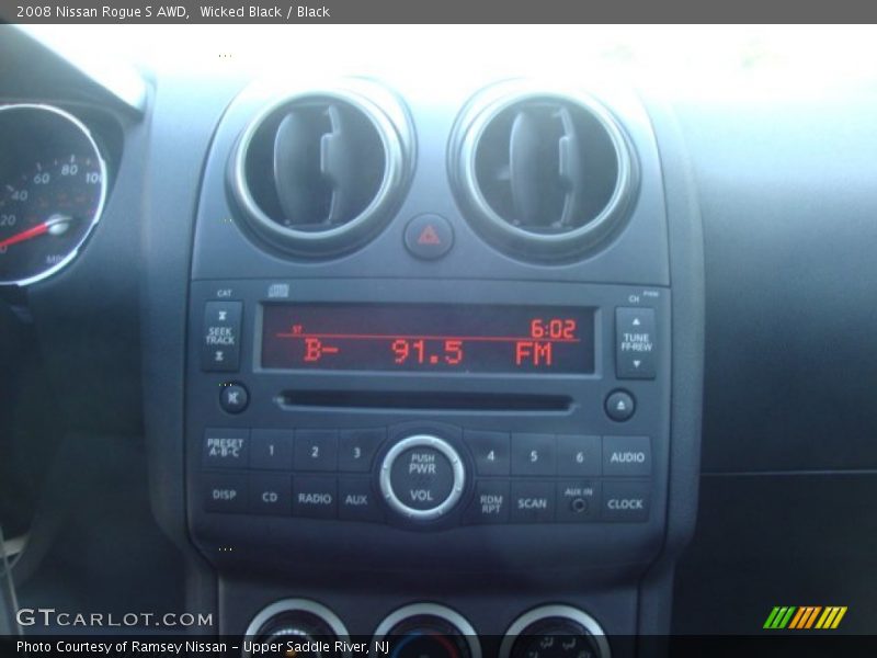 Wicked Black / Black 2008 Nissan Rogue S AWD