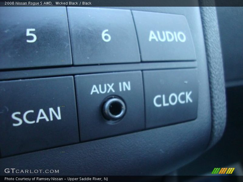 Wicked Black / Black 2008 Nissan Rogue S AWD