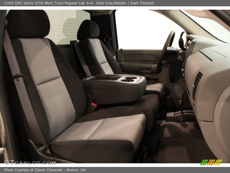 Steel Gray Metallic / Dark Titanium 2009 GMC Sierra 1500 Work Truck Regular Cab 4x4