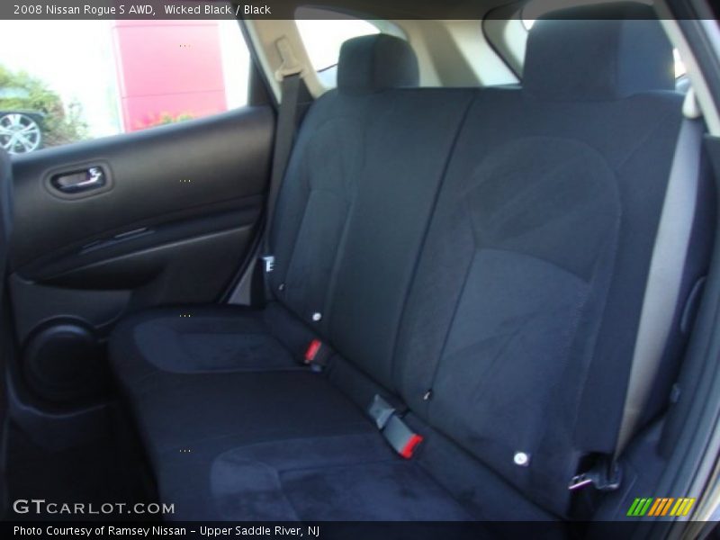 Wicked Black / Black 2008 Nissan Rogue S AWD