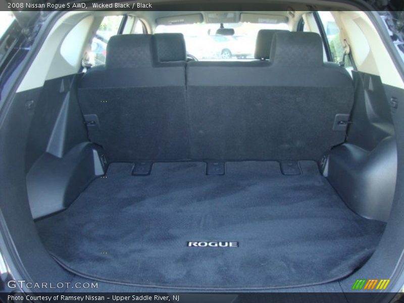 Wicked Black / Black 2008 Nissan Rogue S AWD