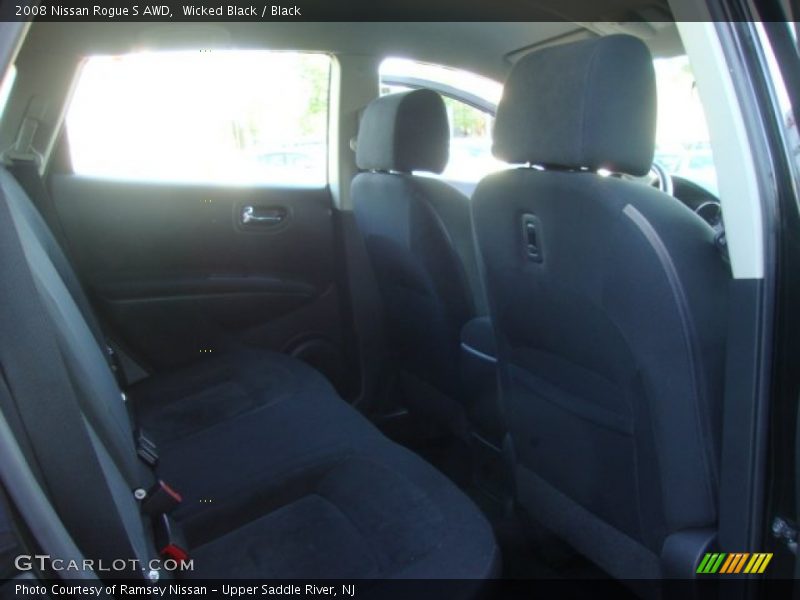 Wicked Black / Black 2008 Nissan Rogue S AWD